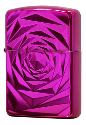 【ZIPPO】ジッポー：BRILLIANT ROSE/Bloody Purple アーマー