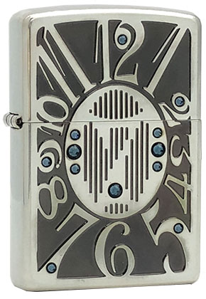 【ZIPPO】ジッポー：ダイアル7 Sフルビ/シリアルナンバー入り