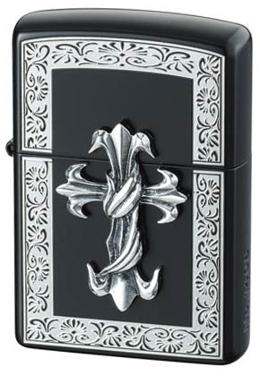 【ZIPPO】ジッポー：ZP ハードメタル/BKクロス 限定