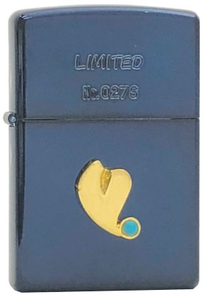 【ZIPPO】ジッポー：ハートメタル/限定 シリアルNO入り