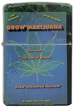 ZIPPO】ジッポー：大麻 マリファナ/紙巻き