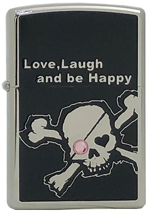 【ZIPPO】ジッポー：Love lough skull/300個限定