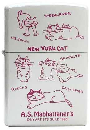 ZIPPO】ジッポー：NY Street Cat/A.S.マンハッタナーズ