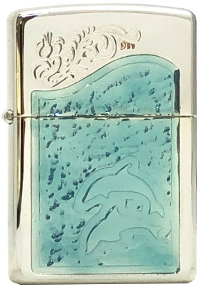 【ZIPPO】ジッポー：Ocean Dolphin/Btype