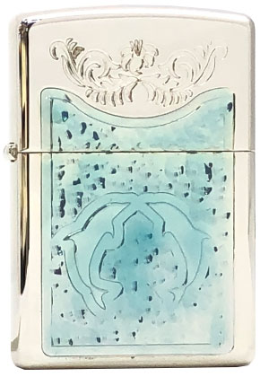 【ZIPPO】ジッポー：Ocean Dolphin/Ctype