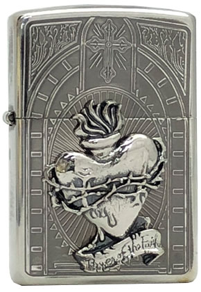 【ZIPPO】ジッポー：パワー・オブ・ザ・フェイス/アンティークSV