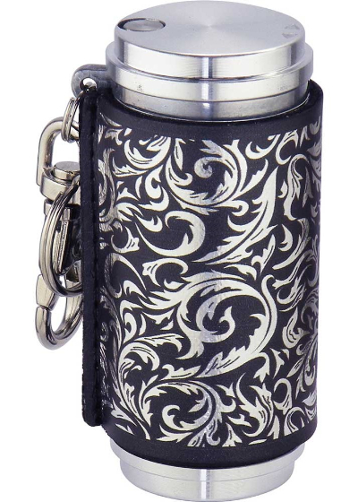 【ZIPPO】ジッポー：アッシュスリンダー シンセティックレザー アラベスク