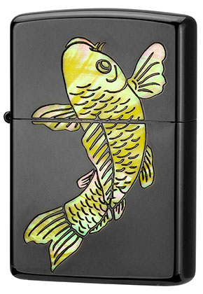 ZIPPO】ジッポー：シェルカープ BK