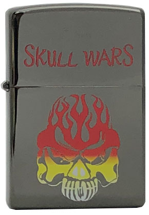 【ZIPPO】ジッポー：SKULL WARS/ファイヤーA