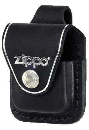 【ZIPPO】ジッポー：Zippoレザーケース/ループタイプ ブラック
