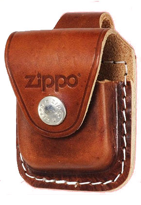 【ZIPPO】ジッポー：Zippoレザーケース/ループタイプ ブラウン