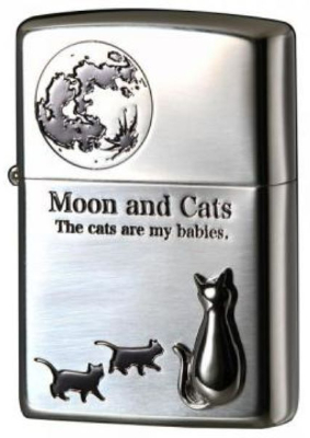 【ZIPPO】ジッポー：CATSERIES/MOON(1)