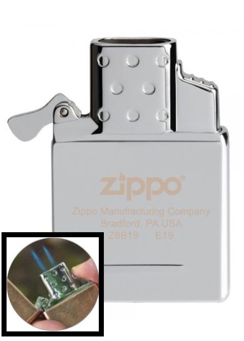 【ZIPPO】ジッポー：ガスライター インサイドユニット ダブルトーチ