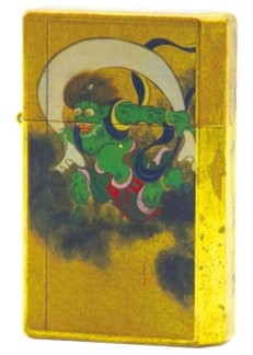 【ZIPPO】ジッポー：風神/オイルライター/ワイルドブラス+/フルカラー印刷