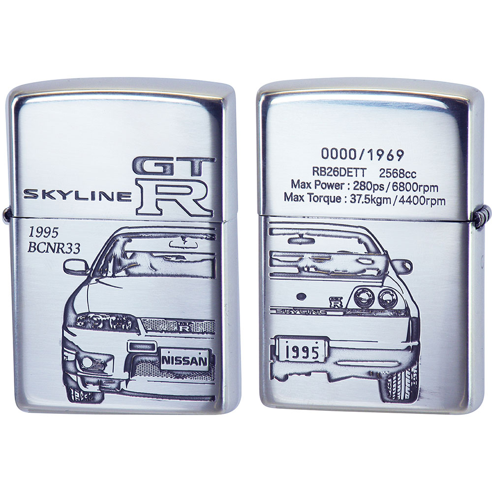 【ZIPPO】ジッポー：ZP GT-R〔BCNR33〕 SKYLINE ZIPPO