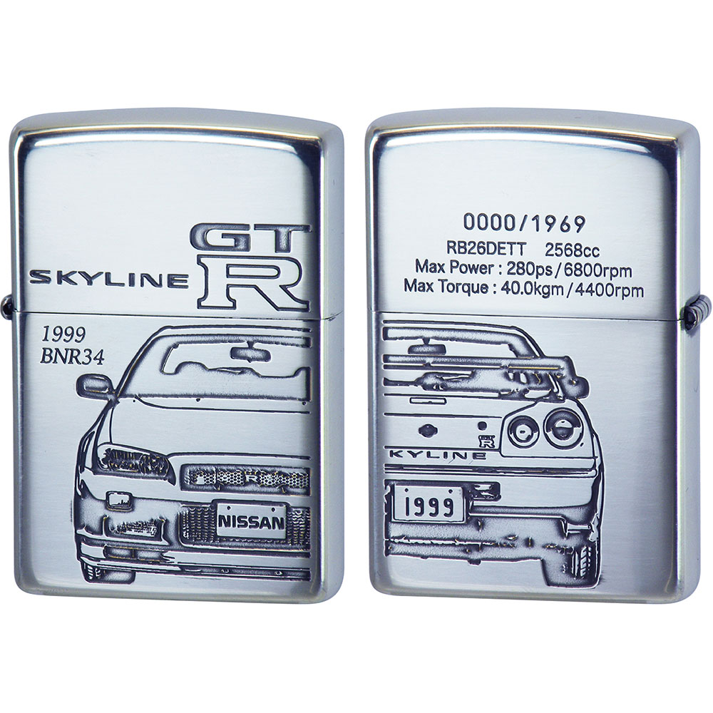 【ZIPPO】ジッポー：ZP GT-R〔BNR34〕 SKYLINE ZIPPO