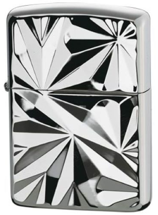 【ZIPPO】ジッポー：ZP アーマーシャイニーカット DS