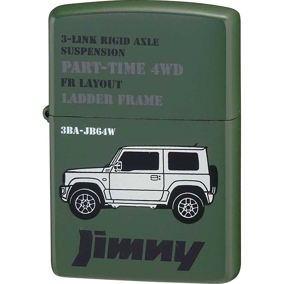 【ZIPPO】ジッポー：ZP SUZUKI ジムニー マットグリーン 