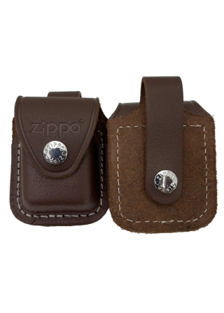 【ZIPPO】ジッポー：ZIPPO社レザーケース ループ式 茶色