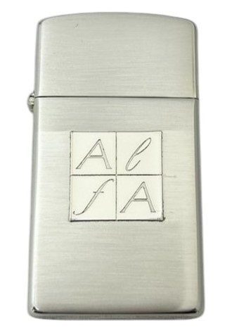 【ZIPPO】ジッポー：1999年製 新品 未使用 スリムジッポー／アルファベット